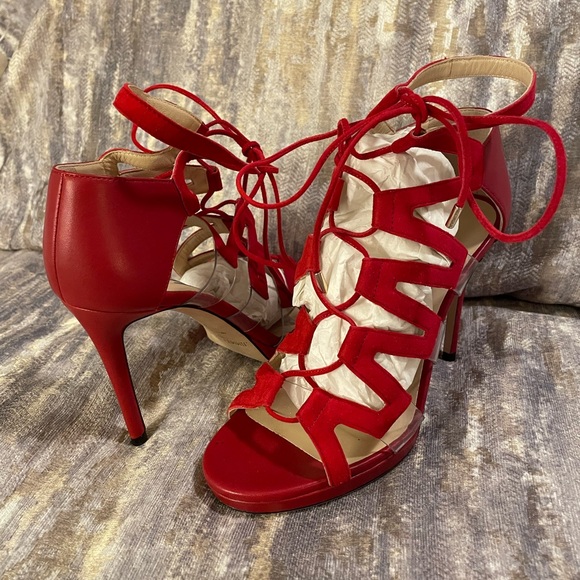 Jimmy Choo Strappy Heels - Picture 4 of 9
